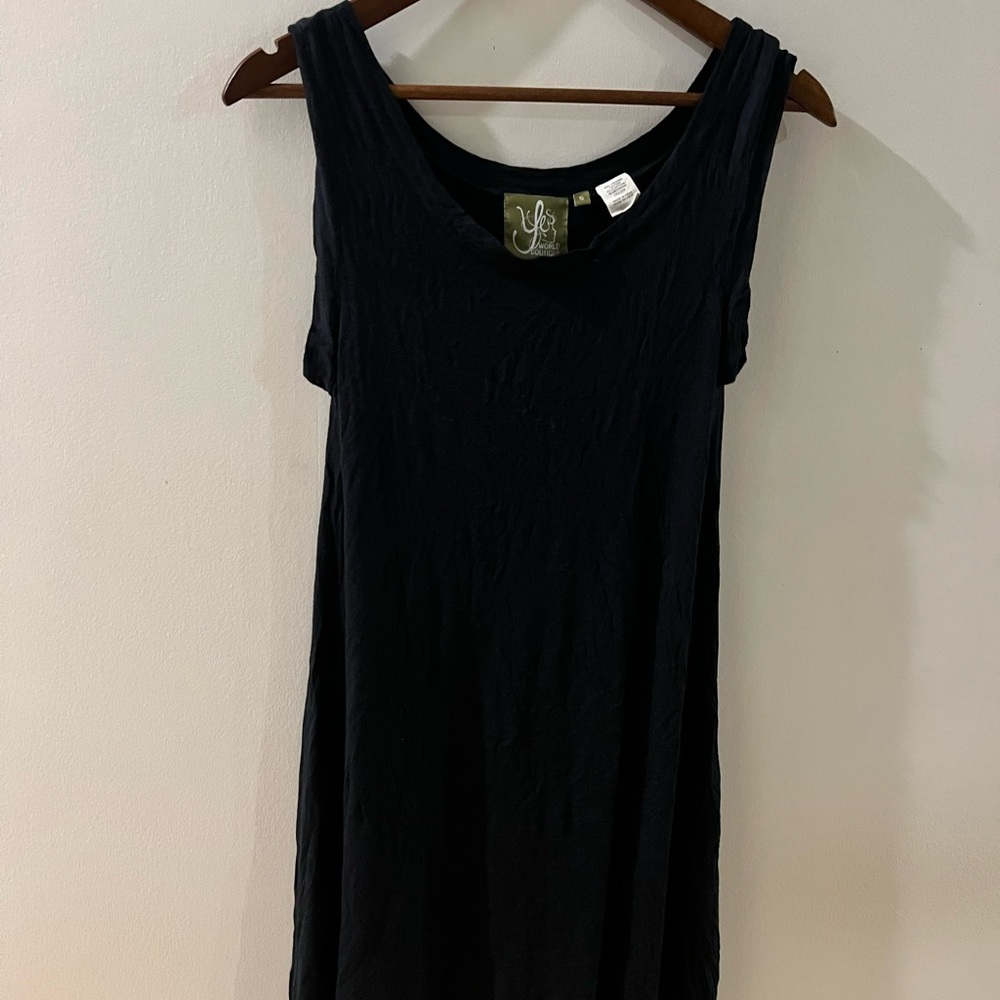 Chic Black Sleeveless Mini Dress